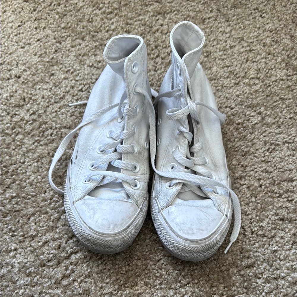 White High-Top Converse